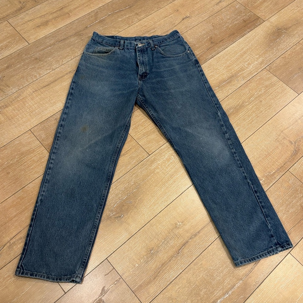 Vintage Wrangler Authentic Relaxed Fit Jeans - Medium Wash - 34x32